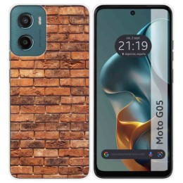 Funda Silicona para Motorola Moto G05 / E15 diseño Ladrillo 04 Dibujos