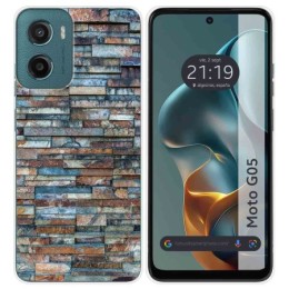 Funda Silicona para Motorola Moto G05 / E15 diseño Ladrillo 05 Dibujos