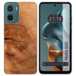 Funda Silicona para Motorola Moto G05 / E15 diseño Madera 04 Dibujos