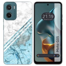Funda Silicona para Motorola Moto G05 / E15 diseño Mármol 02 Dibujos