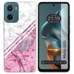 Funda Silicona para Motorola Moto G05 / E15 diseño Mármol 03 Dibujos