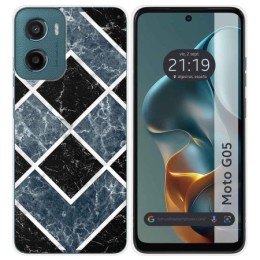 Funda Silicona para Motorola Moto G05 / E15 diseño Mármol 06 Dibujos