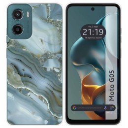 Funda Silicona para Motorola Moto G05 / E15 diseño Mármol 09 Dibujos