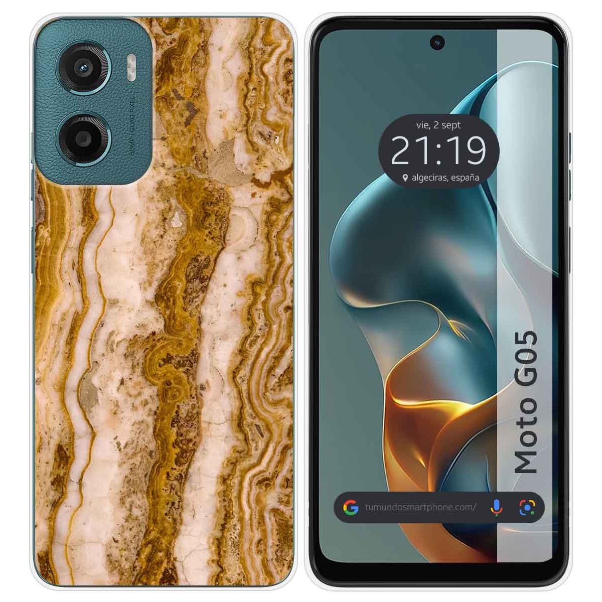 Funda Silicona para Motorola Moto G05 / E15 diseño Mármol 10 Dibujos