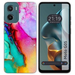 Funda Silicona para Motorola Moto G05 / E15 diseño Mármol 15 Dibujos