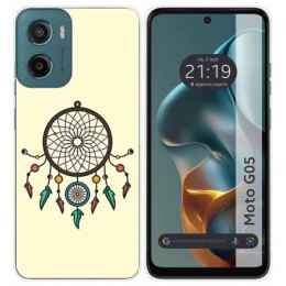 Funda Silicona para Motorola Moto G05 / E15 diseño Atrapasueños Dibujos