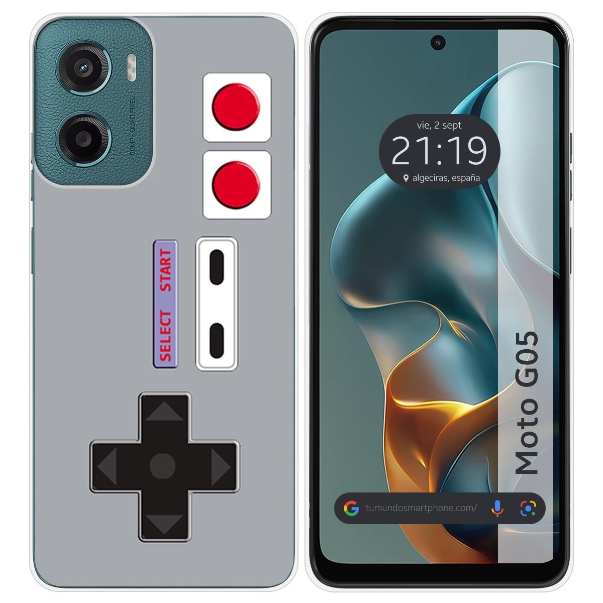 Funda Silicona para Motorola Moto G05 / E15 diseño Consola Dibujos