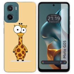 Funda Silicona para Motorola Moto G05 / E15 diseño Jirafa Dibujos