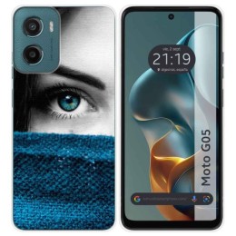 Funda Silicona para Motorola Moto G05 / E15 diseño Ojo Dibujos