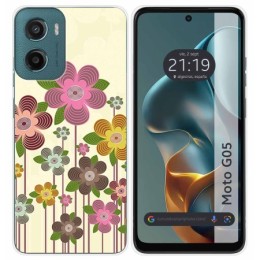 Funda Silicona para Motorola Moto G05 / E15 diseño Primavera En Flor Dibujos
