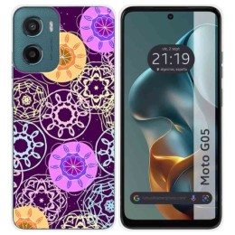 Funda Silicona para Motorola Moto G05 / E15 diseño Radial Dibujos
