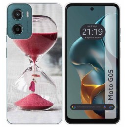 Funda Silicona para Motorola Moto G05 / E15 diseño Reloj Dibujos