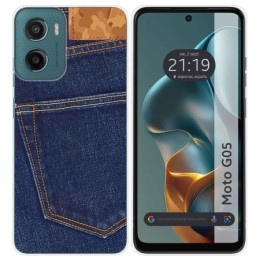 Funda Silicona para Motorola Moto G05 / E15 diseño Vaquero Dibujos