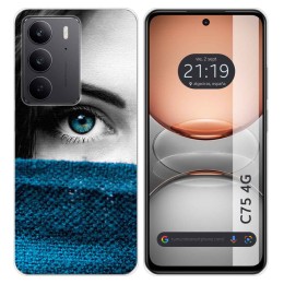 Funda Silicona para Realme C75 diseño Ojo Dibujos