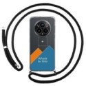 Personaliza tu Funda Colgante Transparente para Realme 14 Pro 5G con Cordon Negro Dibujo Personalizada