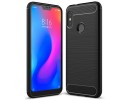 Funda Gel Tpu Tipo Carbon Negra para Xiaomi Redmi 6 Pro / Mi A2 Lite