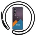 Personaliza tu Funda Colgante Transparente para Vivo V50 Lite 4G / 5G con Cordon Negro Dibujo Personalizada