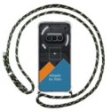 Personaliza tu Funda Colgante Transparente para Nothing Phone 3a 5G con Cordon Verde / Dorado Dibujo Personalizada