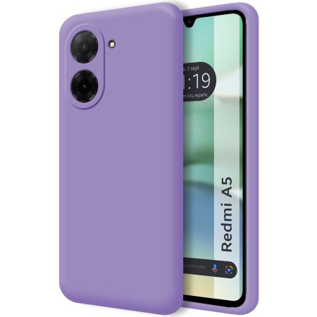 Funda Silicona Líquida Ultra Suave para Xiaomi Redmi A5 color Morada