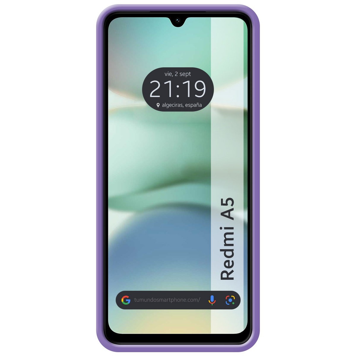 Funda Silicona Líquida Ultra Suave para Xiaomi Redmi A5 color Morada