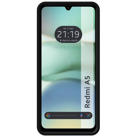 Funda Silicona Líquida Ultra Suave para Xiaomi Redmi A5 color Negra