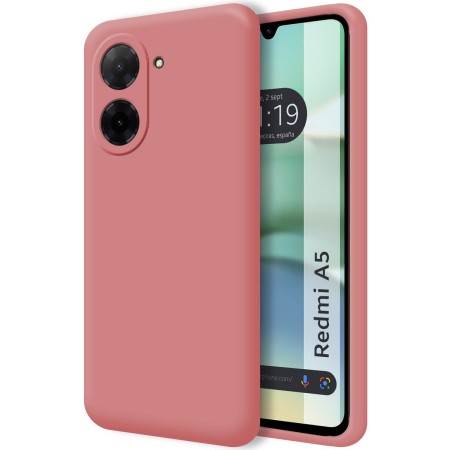 Funda Silicona Líquida Ultra Suave para Xiaomi Redmi A5 color Rosa