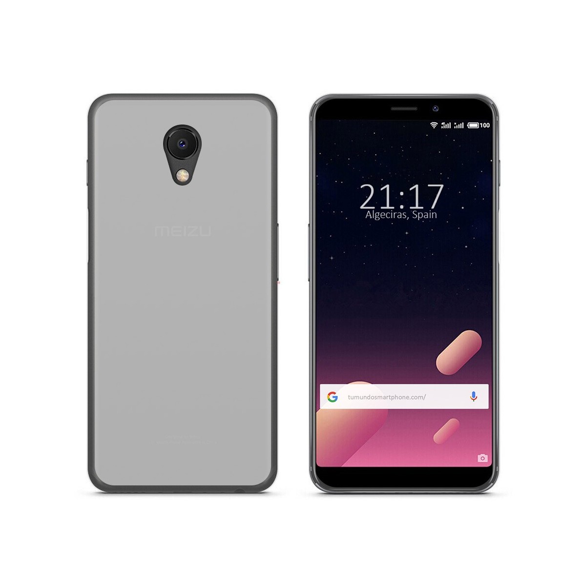 Funda Gel Tpu para Meizu M6S Color Transparente