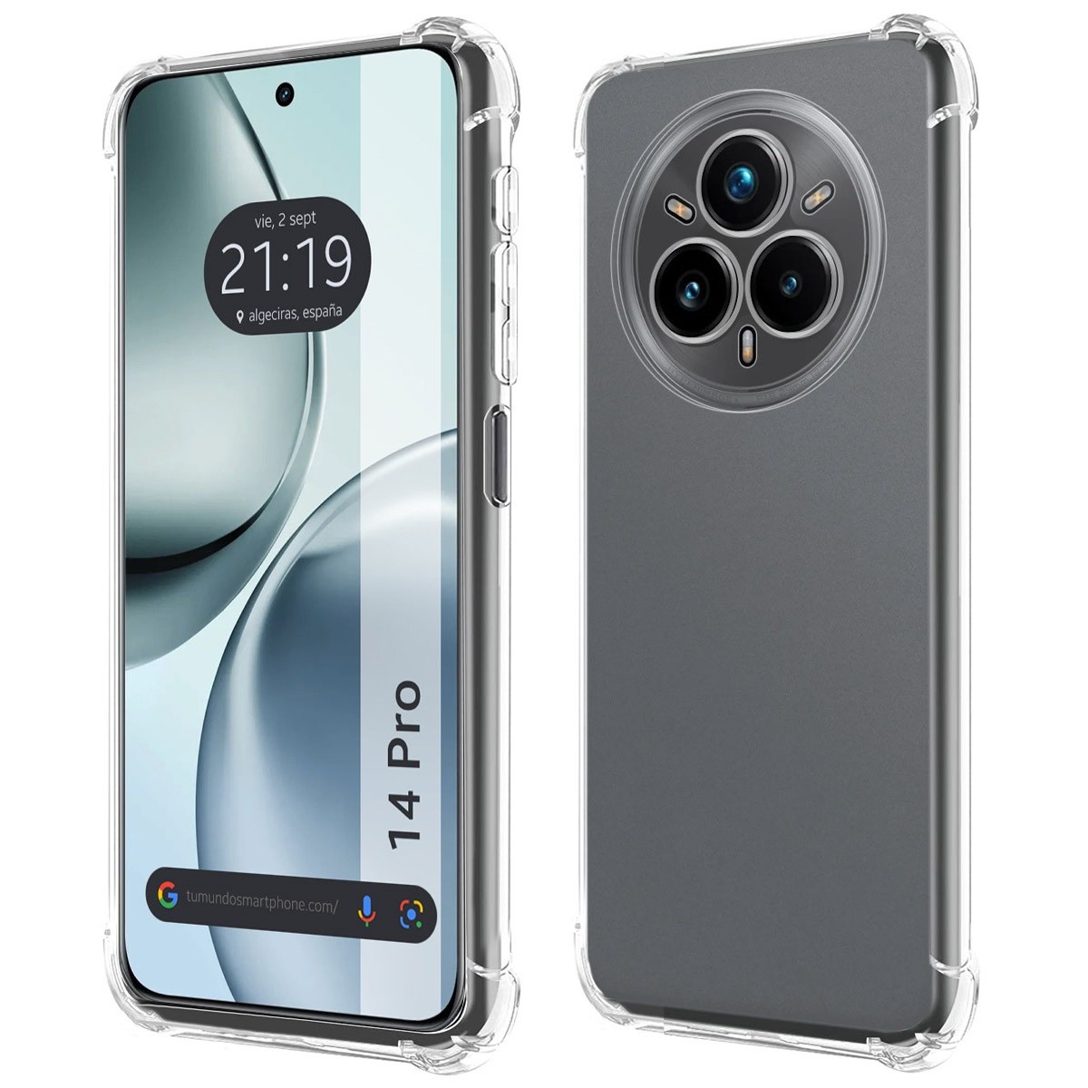 Funda Silicona Antigolpes Transparente para Realme 14 Pro 5G