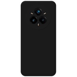 Funda Silicona Líquida Ultra Suave para Realme 14 Pro 5G color Negra 2