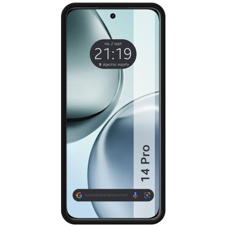 Funda Silicona Líquida Ultra Suave para Realme 14 Pro 5G color Negra