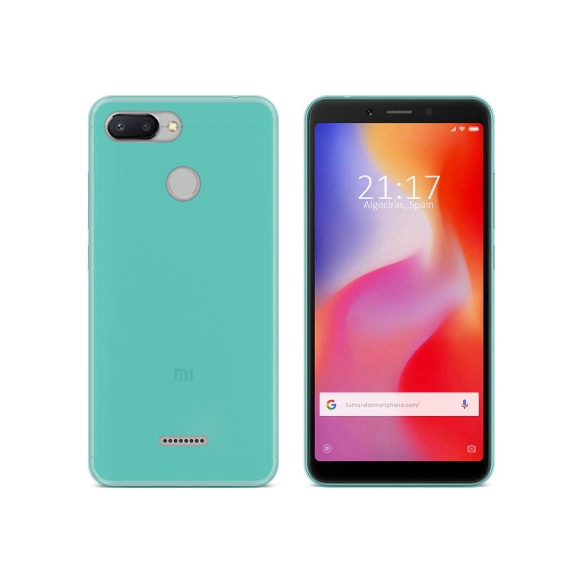 Funda Gel Tpu para Xiaomi Redmi 6 Color Azul