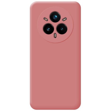 Funda Silicona Líquida Ultra Suave para Realme 14 Pro 5G color Rosa