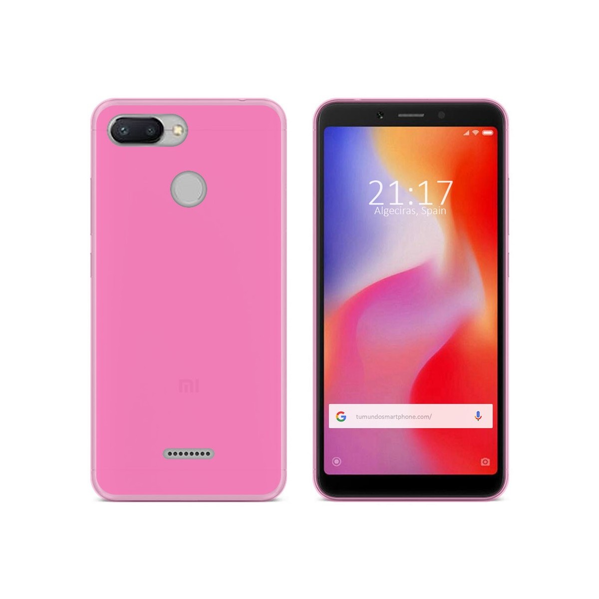 Funda Gel Tpu para Xiaomi Redmi 6 Color Rosa