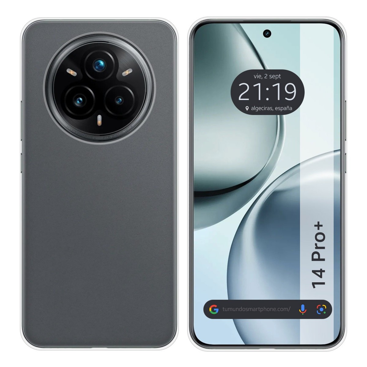 Funda Silicona Gel TPU Transparente para Realme 14 Pro+ Plus 5G