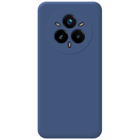 Funda Silicona Líquida Ultra Suave para Realme 14 Pro+ Plus 5G color Azul
