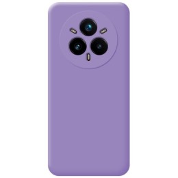 Funda Silicona Líquida Ultra Suave para Realme 14 Pro+ Plus 5G color Morada 2