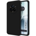 Funda Silicona Líquida Ultra Suave para Realme 14 Pro+ Plus 5G color Negra