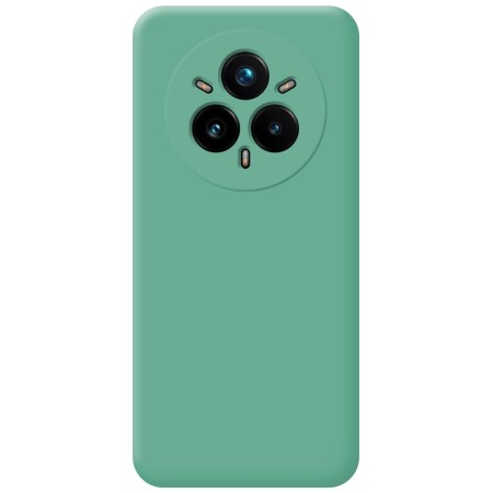 Funda Silicona Líquida Ultra Suave para Realme 14 Pro+ Plus 5G color Verde