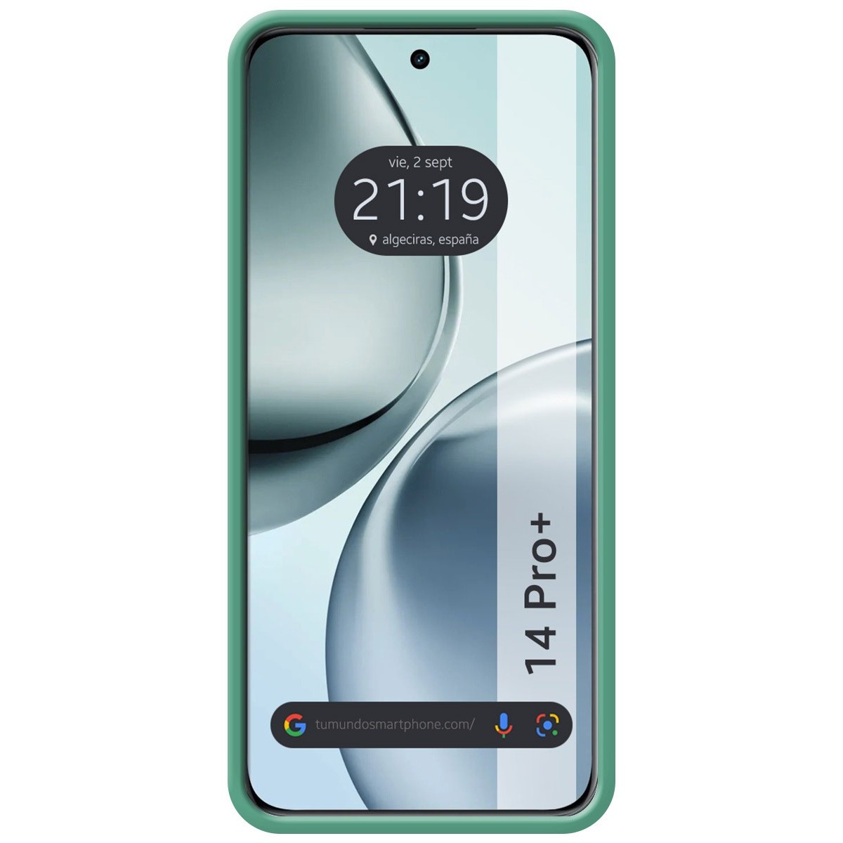 Funda Silicona Líquida Ultra Suave para Realme 14 Pro+ Plus 5G color Verde