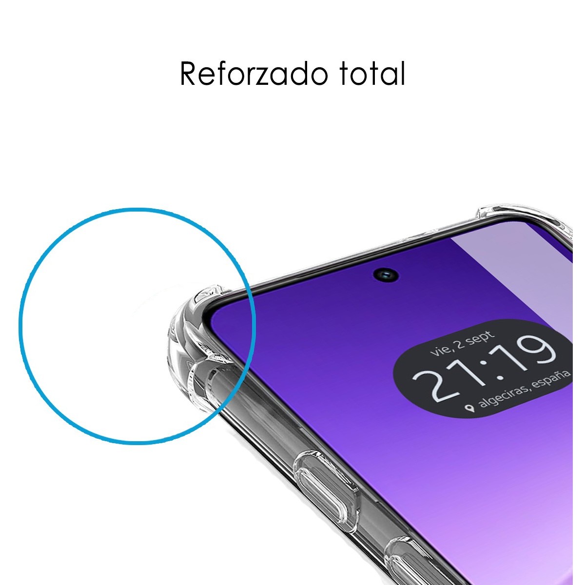 Funda Silicona Antigolpes Transparente para Vivo V50 Lite 4G / 5G