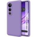 Funda Silicona Líquida Ultra Suave para Vivo V50 Lite 4G / 5G color Morada