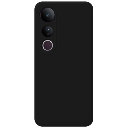 Funda Silicona Líquida Ultra Suave para Vivo V50 Lite 4G / 5G color Negra