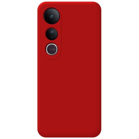 Funda Silicona Líquida Ultra Suave para Vivo V50 Lite 4G / 5G color Roja