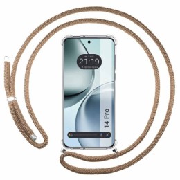 Funda Colgante Transparente para Realme 14 Pro 5G con Cordon Camel