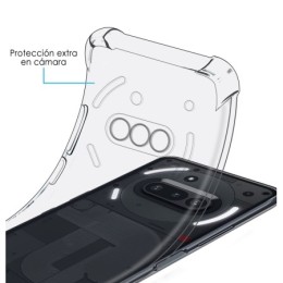 Funda Silicona Antigolpes Transparente para Nothing Phone 3a 5G 2