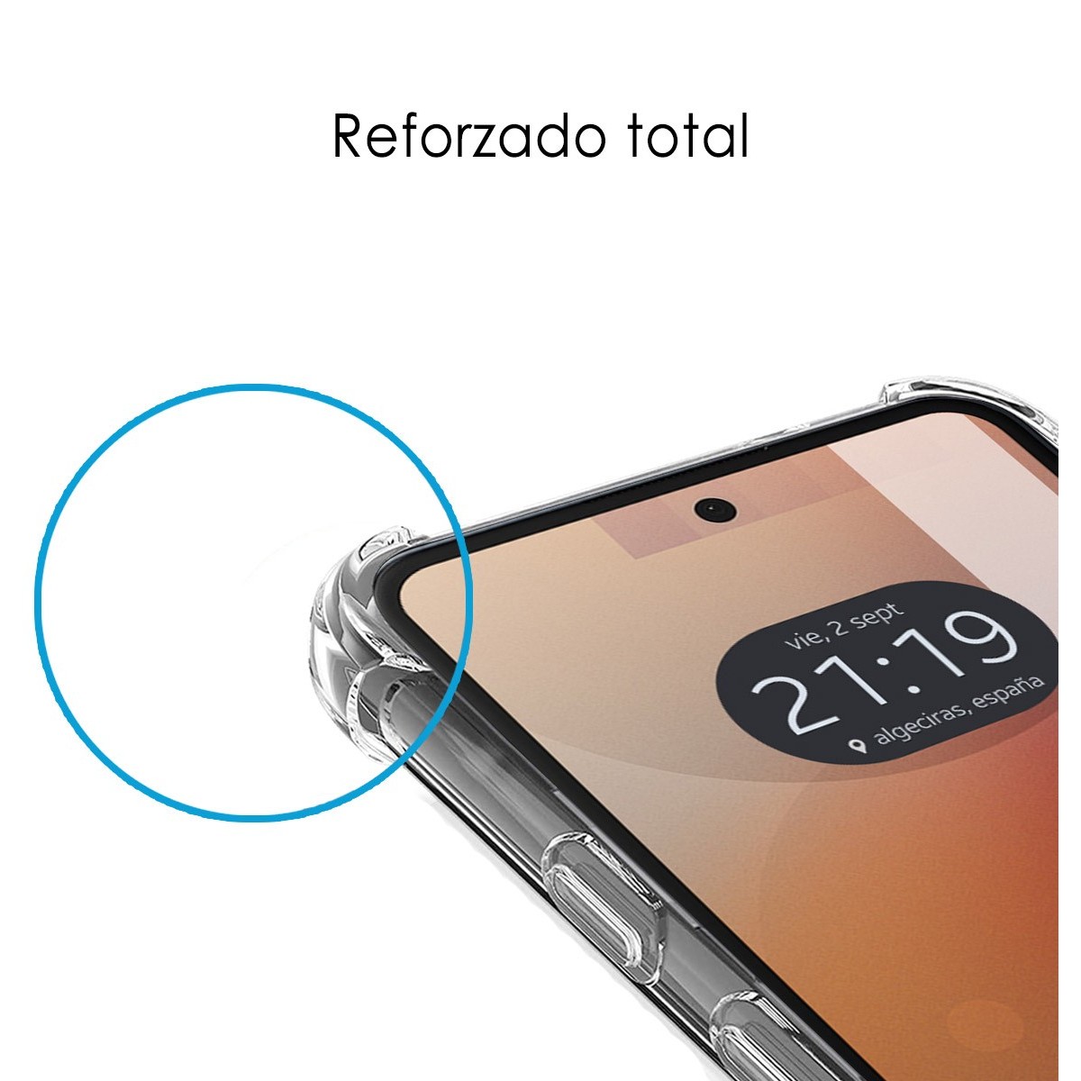 Funda Silicona Antigolpes Transparente para Nothing Phone 3a 5G