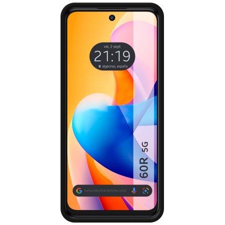 Funda Silicona Líquida Ultra Suave para TCL 60R 5G color Negra