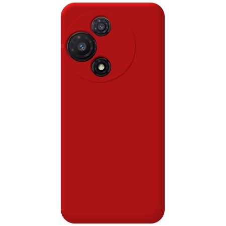 Funda Silicona Líquida Ultra Suave para TCL 60R 5G color Roja
