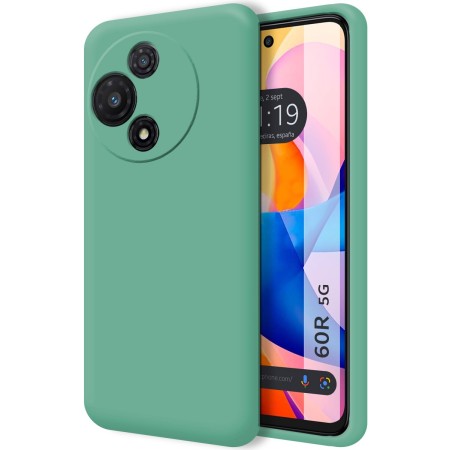 Funda Silicona Líquida Ultra Suave para TCL 60R 5G color Verde