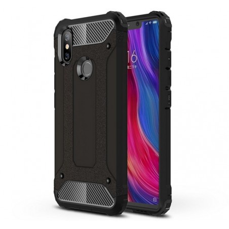 Funda Tipo Hybrid Tough Armor (Pc+Tpu) Negra para Xiaomi Mi 8 Se